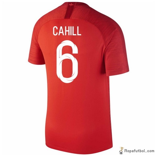 Camiseta Inglaterra Replica Segunda Ropa Cahill 2018 Rojo